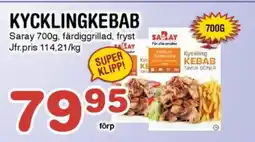 Nya Pulsen Kycklingkebab erbjuda