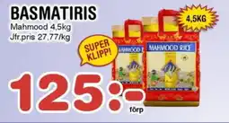 Nya Pulsen Basmatiris mahmood erbjuda