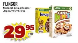 Nya Pulsen Flingor nestlé , olika sorter erbjuda