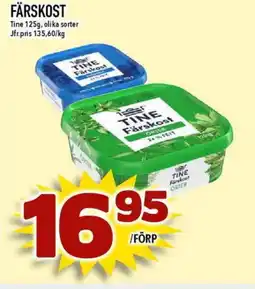 Nya Pulsen Färskost tine , olika sorter erbjuda