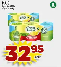 Nya Pulsen Majs green giant erbjuda