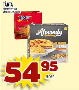 Nya Pulsen TÅRTA Almondy erbjuda