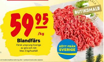 City Gross Blandfärs erbjuda