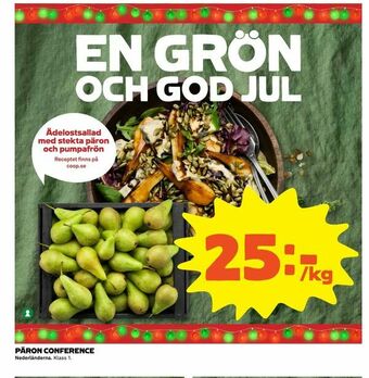 Coop Extra Päron conference erbjuda