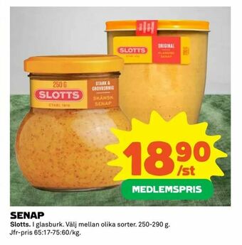 Coop Extra Senap erbjuda
