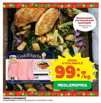 Coop Extra Färsk kycklingfilé erbjuda