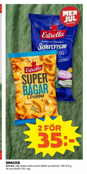 Coop Extra Snacks erbjuda