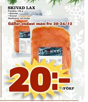 Din Mat Skivad lax erbjuda