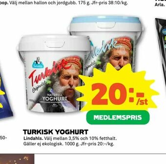 Stora Coop Turkisk yoghurt erbjuda