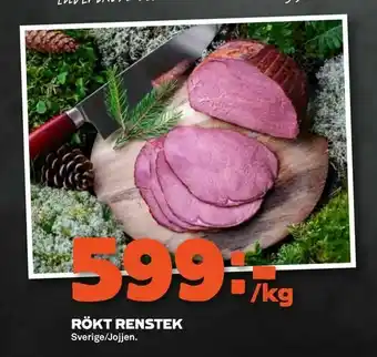 Rökt renstek