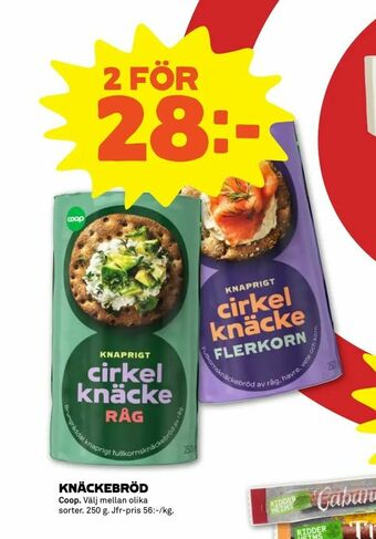 Stora Coop Knäckebröd erbjuda