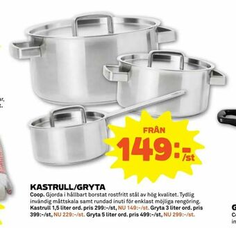 Stora Coop Kastrull/gryta erbjuda