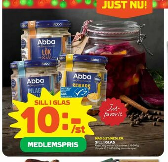 Stora Coop Sill i glas erbjuda