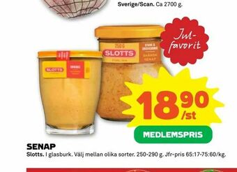 Stora Coop Senap erbjuda