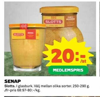 Coop Senap erbjuda