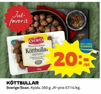 Coop Köttbullar erbjuda