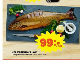 Coop Extra Hel varmrökt lax erbjuda