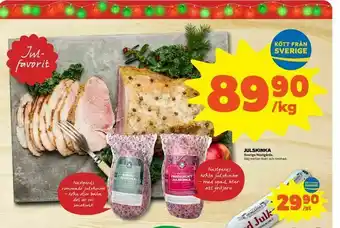 Coop Extra Julskinka erbjuda