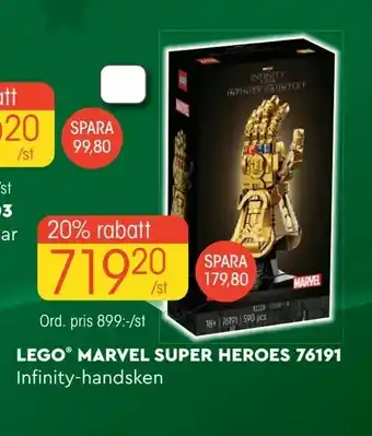 EKO Lego ® marvel super heroes 76191 erbjuda