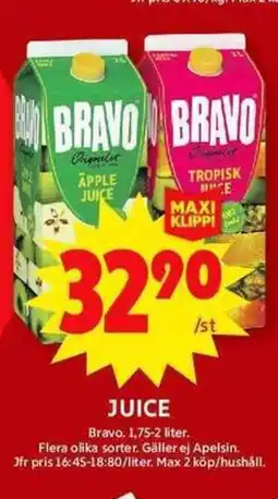 ICA Maxi Juice erbjuda