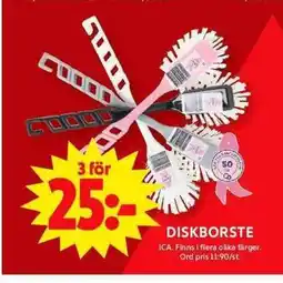 ICA Maxi Diskborste erbjuda