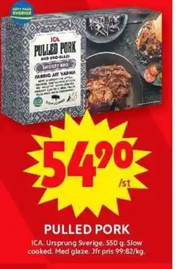 ICA Maxi Pulled pork erbjuda