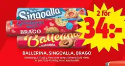 ICA Maxi Ballerina, singoalla, brago erbjuda
