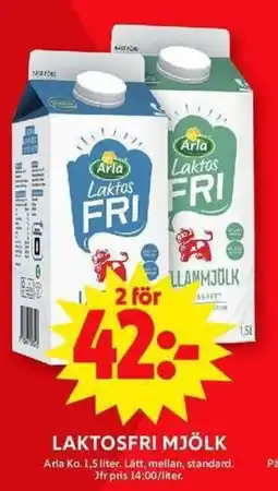 ICA Maxi Laktosfri mjölk erbjuda