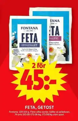 ICA Maxi Feta, getost erbjuda
