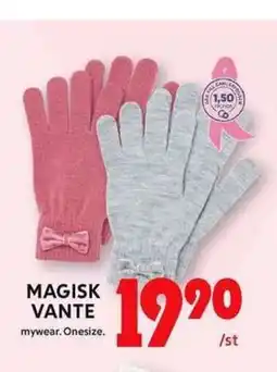 ICA Maxi Magisk vante mywear. onesize. erbjuda