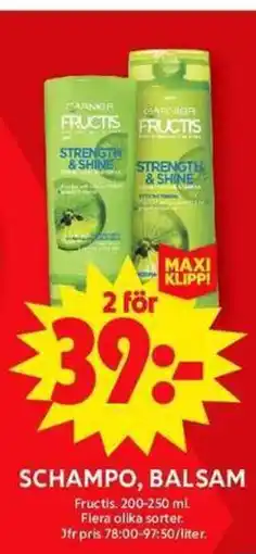ICA Maxi Schampo, balsam erbjuda