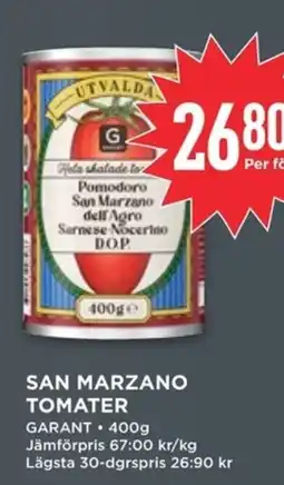 Willys San marzano tomater garant erbjuda