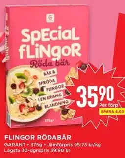 Willys Flingor rödabär erbjuda