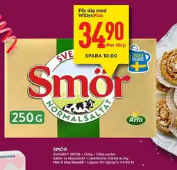 Willys Smör erbjuda