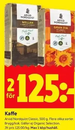 ICA Kvantum Kaffe erbjuda