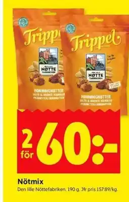 ICA Kvantum Nötmix erbjuda