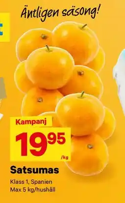 City Gross Satsumas, SEK 19.95 erbjuda