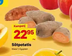 City Gross Sötpotatis, SEK 22.95 erbjuda
