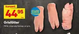 City Gross Grisfötter, SEK 44.95 erbjuda