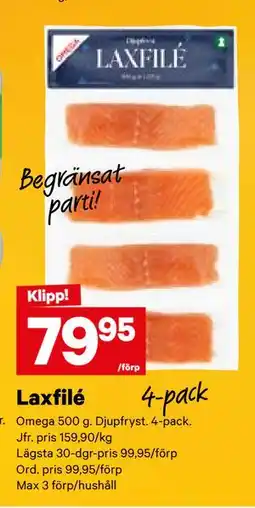 City Gross Laxfilé, SEK 79.95 erbjuda