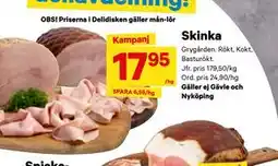 City Gross Skinka, SEK 17.95 erbjuda