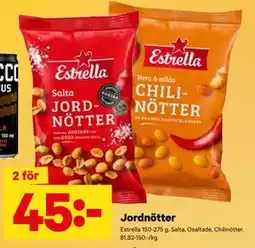 City Gross Jordnötter, SEK 45 erbjuda
