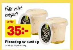 City Gross Pizzadeg av surdeg, SEK 35 erbjuda
