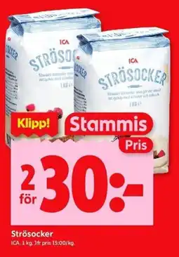 ICA Kvantum Strösocker erbjuda