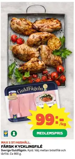 Coop Färsk kycklingfilé erbjuda