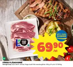 Coop Färsk fläskkarré erbjuda