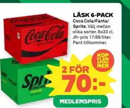Coop LÄSK 6-PACK erbjuda