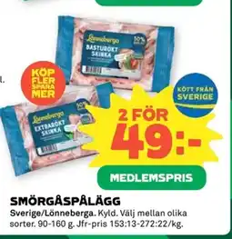 Coop Smörgåspålägg erbjuda