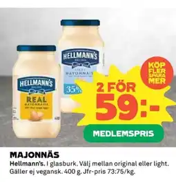 Coop Majonnäs erbjuda