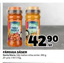 Coop Färdiga såser erbjuda